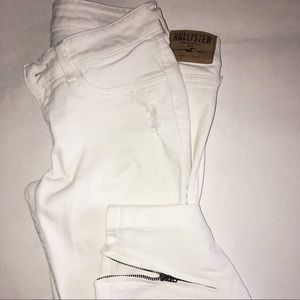 White Hollister Skinny Jeans 1R